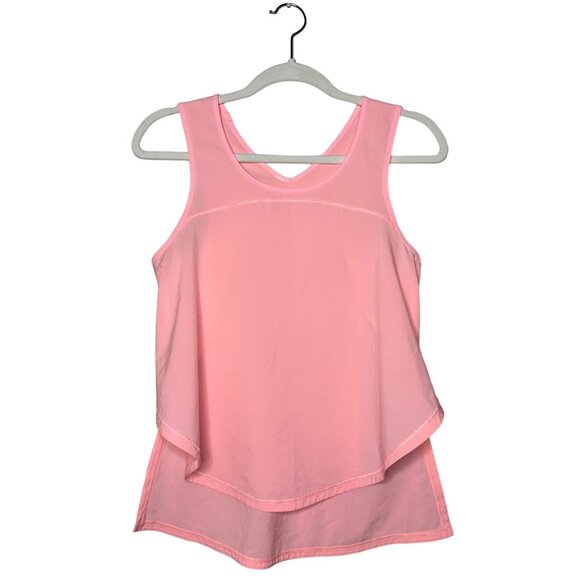 Lululemon Athletica Run Split Singlet Tank Top Size 6 Bleached Coral - Picture 2 of 8